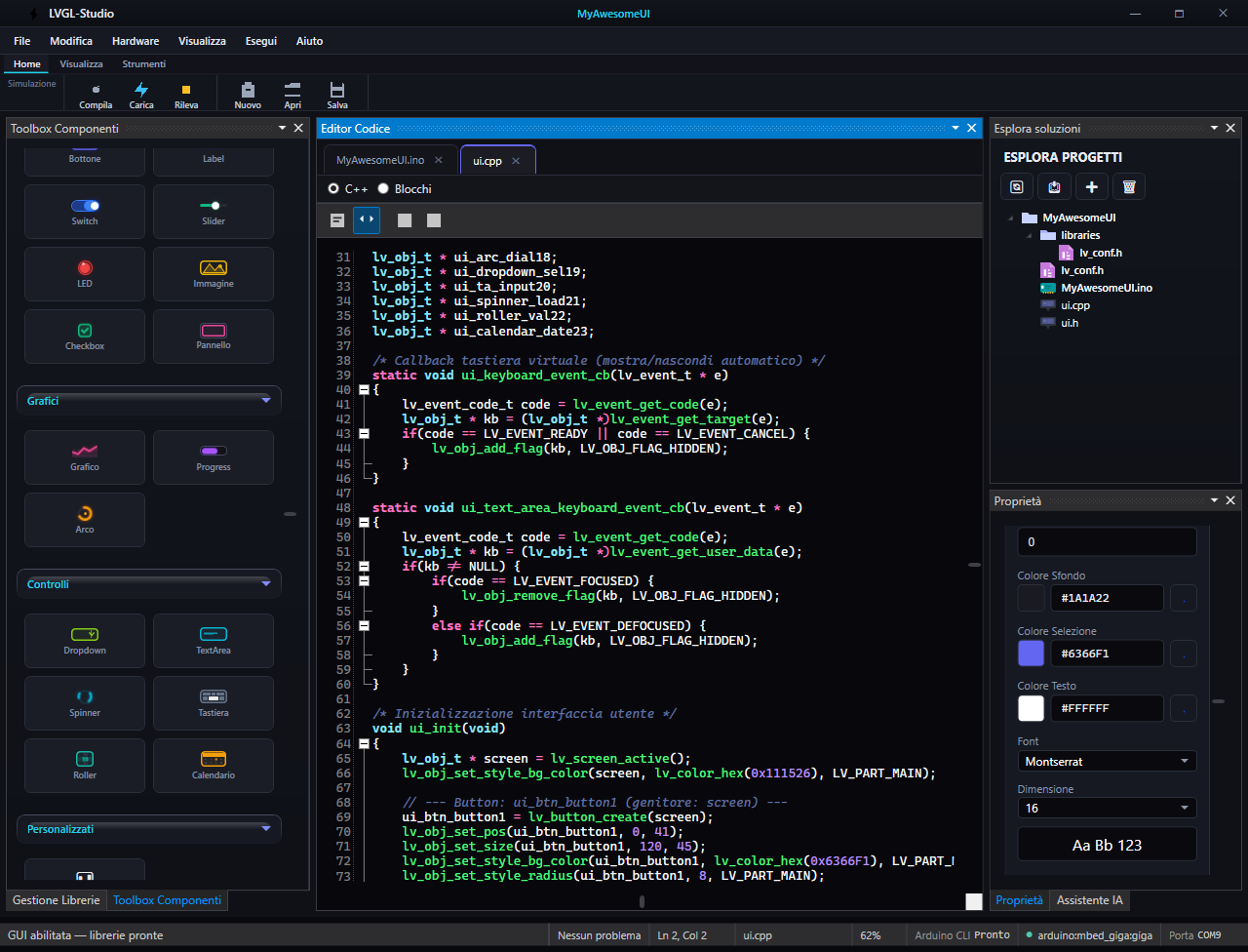 Codice C++