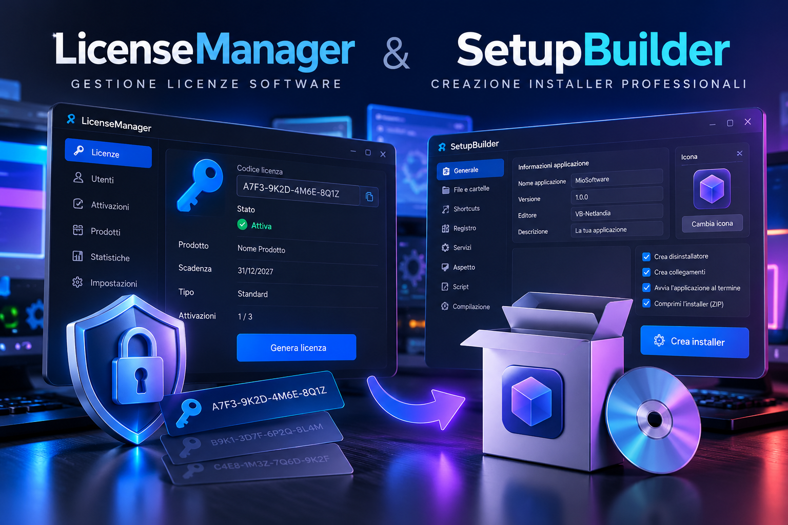 LicenseManager & SetupBuilder